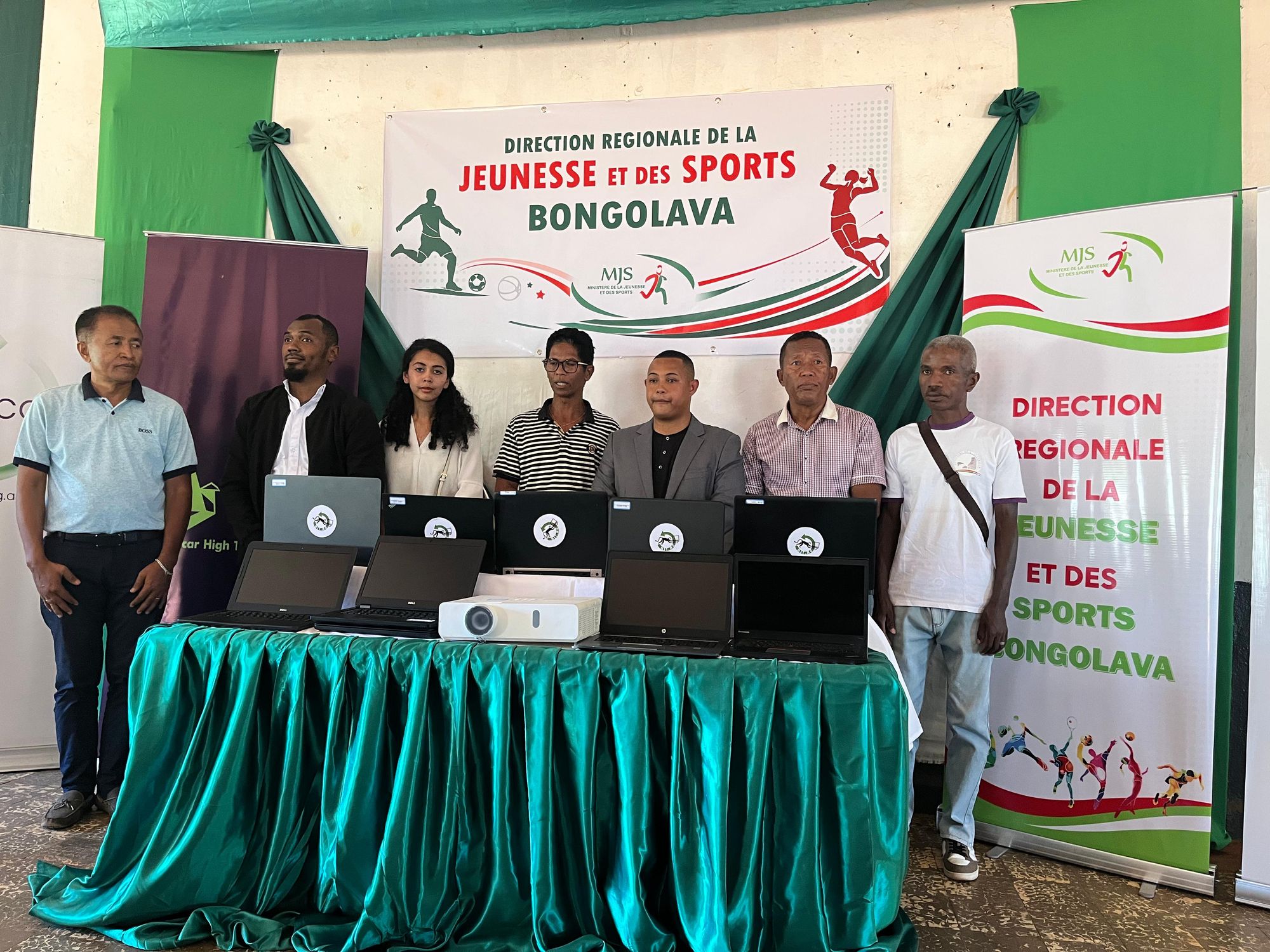Students receiving refurbished ERA devices through an international education partner
